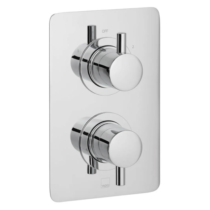 Cutout image of Vado Celsius Twin Outlet Shower Valve